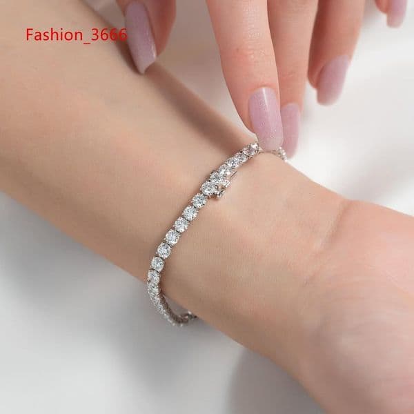 Luxury Mens Womens Hip Hop Tennis Chain Necklace 2mm5mm Lab Diamond S925 Silver VVS Moissanite Fine Jewelry
