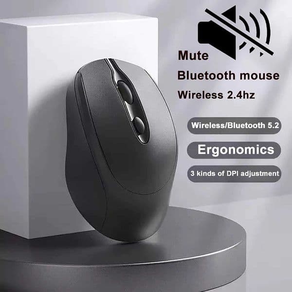 2025New Rechargeable Wireless Bluetooth Mouse Silent WIRELESS COMPUT MOUS USB Ergonomic Gamer Mouse For Computer Laptop Macbook X251101