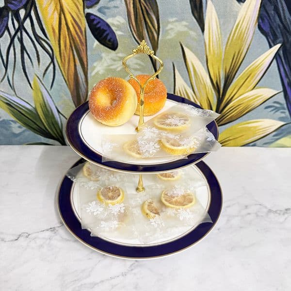 Ceramic Fruit Plates Set Cake Stand Plate Buffet Snack Dishes Candy Dish Bread Porcelain Tray Marbling Tableware Decor 12545