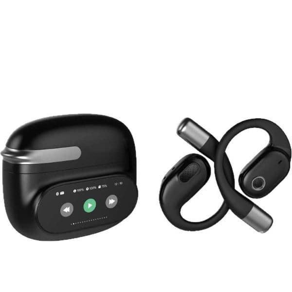 Color Touch Screen Smart Ai Translation Bluetooth Earphones Multi-Languages Simultaneous Interpretation Noise Reduction Earbuds
