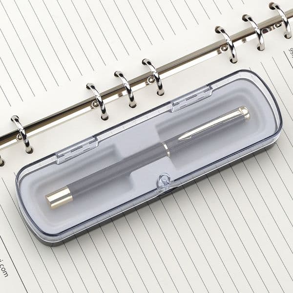 16.5 x2.5 x4.6 cm Semi-transparent high-grade crystal pen box bayonet pen box