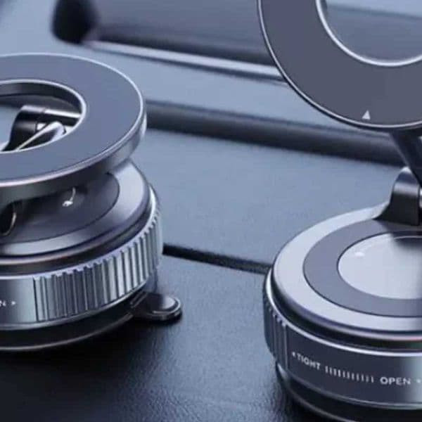 Folding Strong Magnet Magnetic Phone Holder 360 Rotation Desk Car Vacuum Suction Windshield Dashboard Mobile Holder 2025 R251104