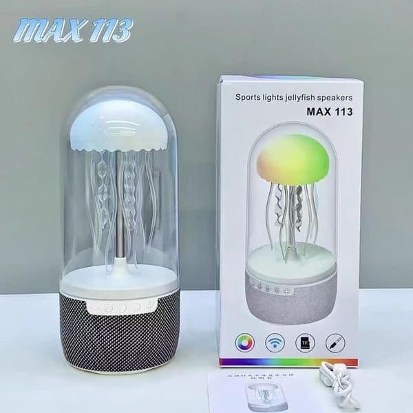 Jellyfish Creative Mini Portable Colorful Light Octopus Wireless Bluetooth Speaker Desktop Ornament Gift