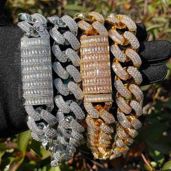 New High Quality Necklace 20mm Bubble Chain Men and Women Necklace Hip Hop Trendy Street Jewelry Necklace