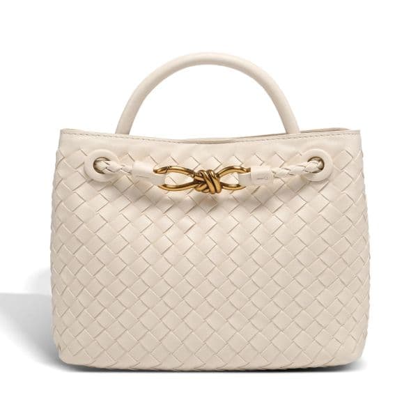 designer luxury bag Buckle Original New Woven Women's Portable Single Shoulder Crossbody Official Document Tote Bag lady