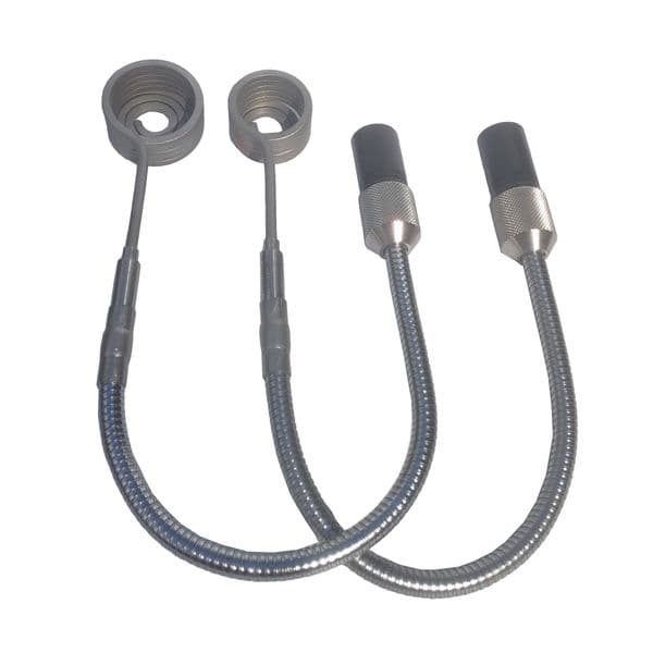 wholesale 25/30mm Axial Short Metal Gooseneck Fexible Tubes Heating Coil with 5 Pin XLR Male Plug For Electric Digital PID Controller