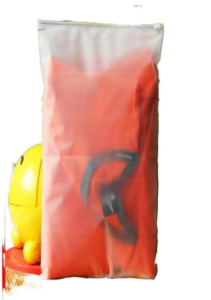 100pcs 24x35cm Zip lock Zipper Top frosted plastic bags for clothing TShirt Skirt retail packaging customized logo printing4956125