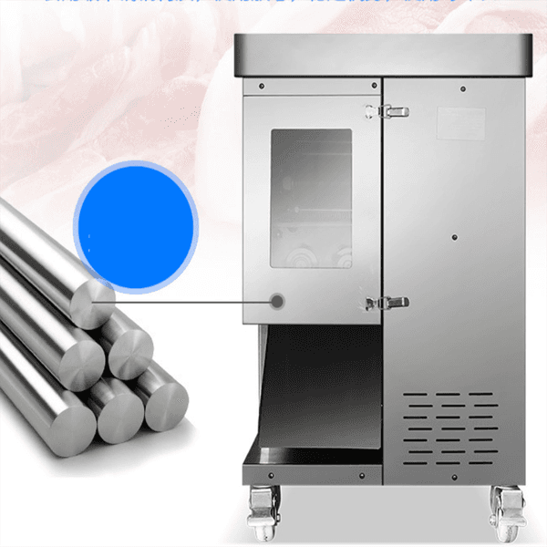 Multifunctional Meat Preparation Equipment: Automatic Slicing & Shredding with Safety Guard