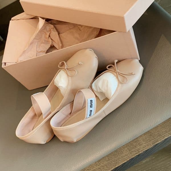 designer new Womens flat Mary Jane ballet single shoes with fairy style bow and oneword strap