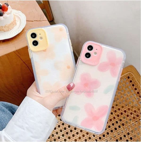 DHCP Fashion Luxury Flower Phone Case For iphone 11 Pro Max XS X XR 7 8 plus SE 2020 Shockproof Cases Cover