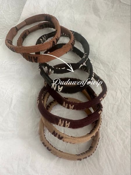 Classical bands Mixed color basic band Weave letter elasitc bands fashion hairtie classic hair rope C collection accessories