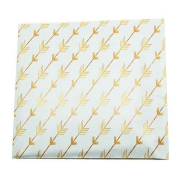 Golden Arrow pattern Plastic Post Mail Bags Poly Mailer Self Sealing Mailer Packaging Envelope Courier express bag