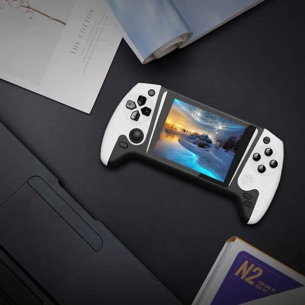 Gaming Console 35inch LCD Screen Built-in 500 Games Portable Game Console TV Connect 1200mAh for Kids Adults for Single Player K251107