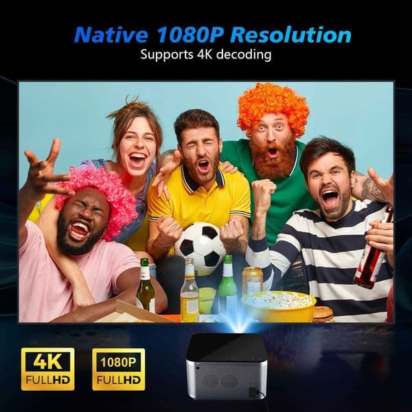 Magcubic Android 11 4K Smart Projector 580ANSI 1920*1080P Full HD Wifi6 BT5.0 Allwinner H713 Voice Control Home Cinema Theater X2504071