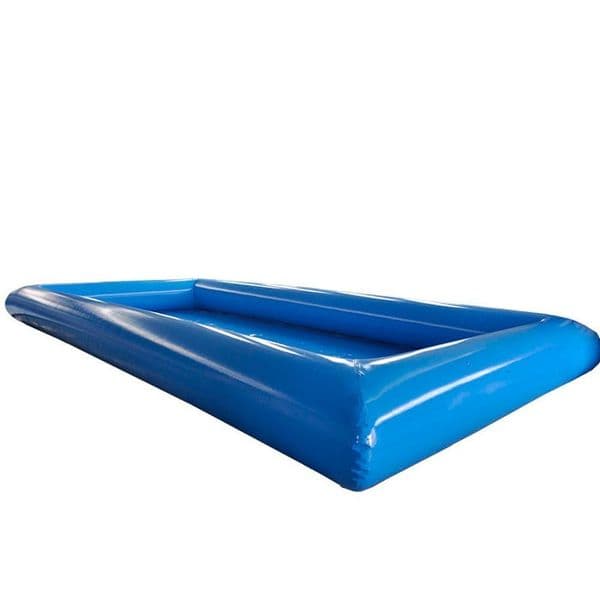 Free delivery Square Blue Kids Big Inflatable Water Roller Walking Zorb Ball Pool Children Floating Boat Swimming Pool For Amusement Park Us