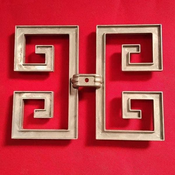 Integrated flower pattern , Thickened Aluminum Double Ring Ornament, Aluminum Art Fence Decoration Component