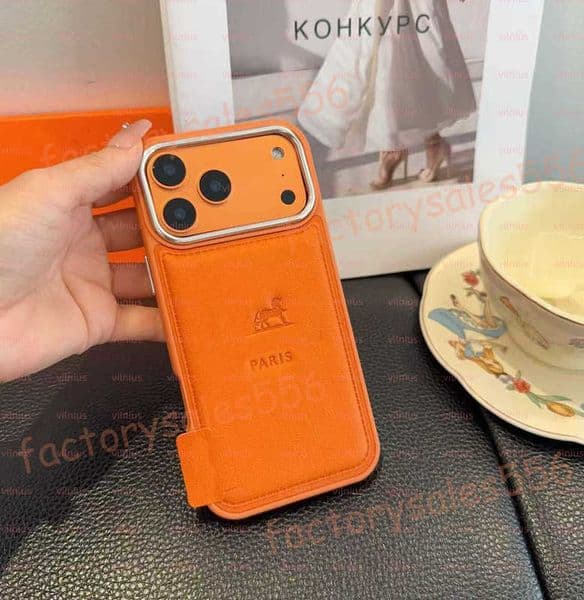 Luxury Phone Cases Designer iPhone Phone Case 17 16 15 14 13 Pro Max Hi Quality Embossed Leather HH 14pro 13pro Cover