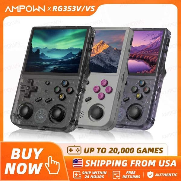 ANBERNIC RG353V RG353VS Handheld Game Console 35 I Screen HDMI Output Android Linux OS Supports Wift Built-in 20000 GamesM251111
