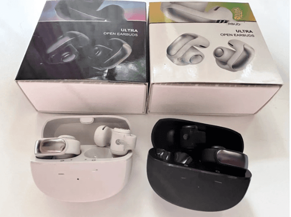 BS Ultra Open Earbuds wireless Headphones Bluetooth HD Mic Call Earphones TWS sports waterproof Ear Clip in-ear touch game Headsets For Phone