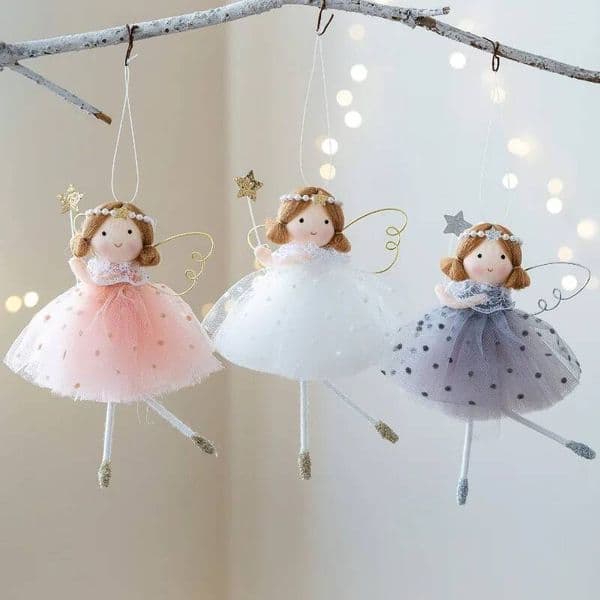 Christmas Cute Navidad Angel Girls Pendant Home Decor Gifts Tree Decorations Party Decoration ddmytues