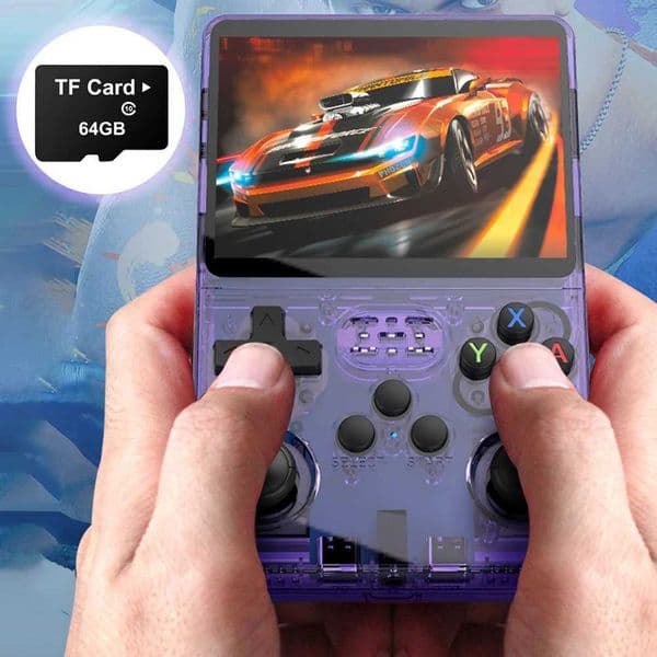 64G Game Memory Card port 10 Emators Memory Card Built-in 15000 Game Storage Card for R36S Handheld Game Console H251113