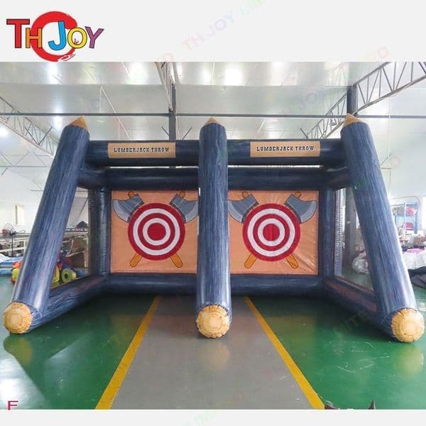 Free delivery Outdoor Games activities Interactive Competition Inflatable Axe Throwing Games Carnival Sports Athletic Target Shoot Throw Toss Dart