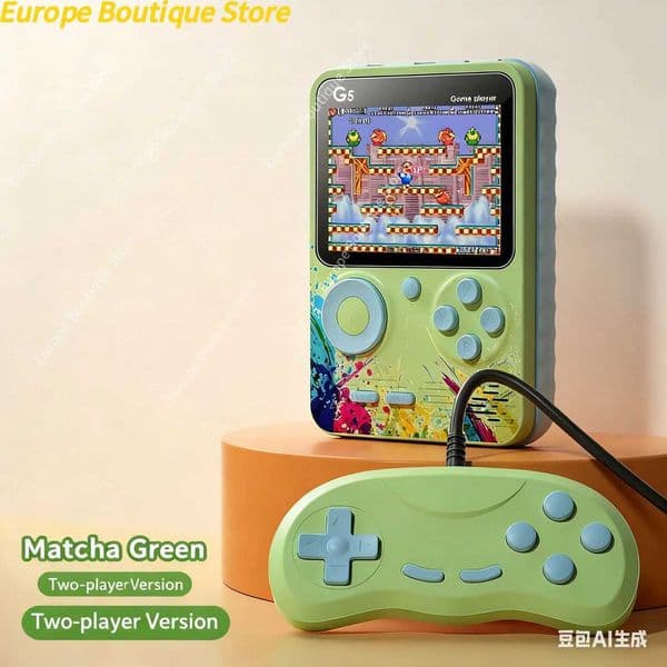 G5 Mini Handheld Console Macaroon Colour Game Players Portable Retro Video Console Children 8 Bit 28 Inch Color LCD Screen GameW251113