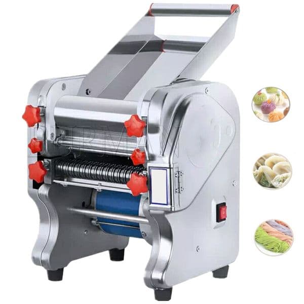Commercial Noodle Machine Desktop Dumpling Skin Maker Electric Noodle Press Stainless Steel