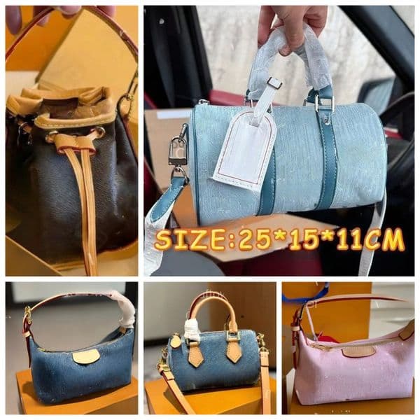 10Adenim Luxury designer bags designer demin purse jean shoulder bags designers woman crossbody bag blue purses vintage handbags designer for women tote bags6