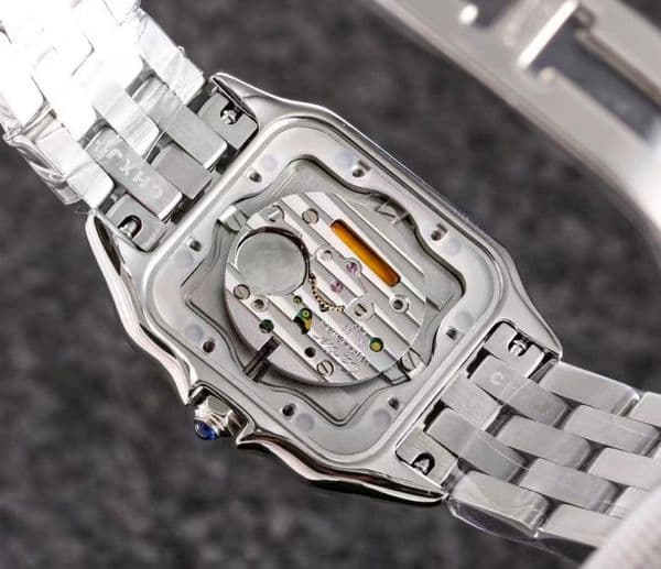 Original Luxury Brands Women Watch womens mujer tank watches for women mechanical Diamond Rose Gold Platinum rectangle watch stainless steel ladies elegant gifts