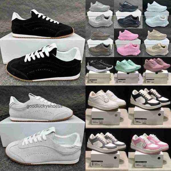 aloshoes Aloshoes Yoga Runner Sneakers Fashion Thick Bottom Running Shoes Mens Womens White Black Brown Pink Blue Green Grey Plate forme Casual Jogging Trainers