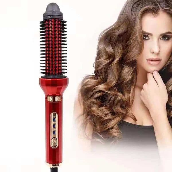 Fast Heating Ionic Spiral Curling Iron Custom Auto Hair Curlers Rechargeable Styling Tool Hair Styler Brush X251114