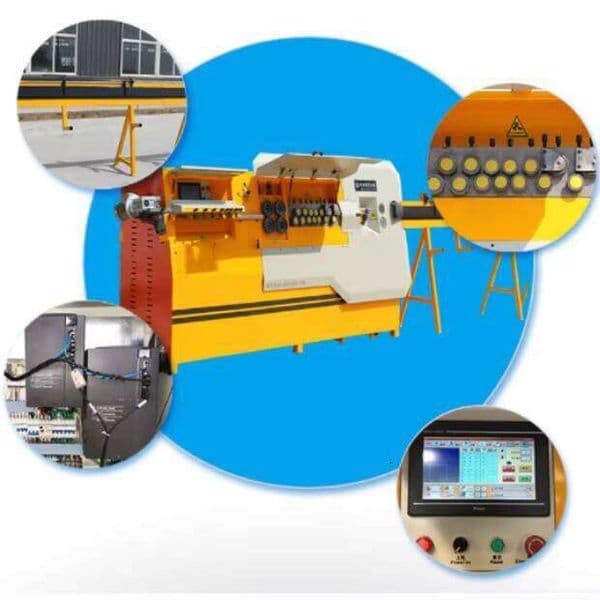 4-16mm DF-760 Cnc Automatic Aluminum Steel bar Cut and Bend Ironworker Making Cutting Bending Stirrup Rebar Bender Machine