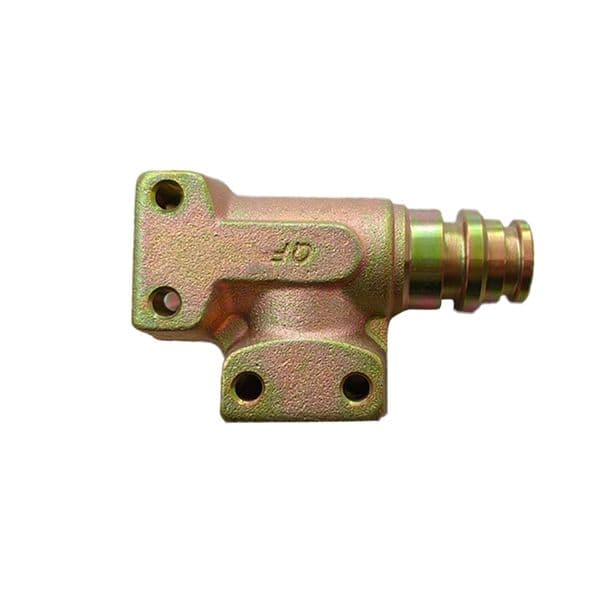 Stainless steel transition tee joint, oil pipe F-shaped tee metal hose joint.