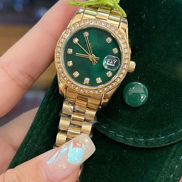 Women Square Watch Luxury Stainless Steel Water Diamond Original Quartz Movement Fashion Bracelet Clock Rose Gold Ladies Watches stainless steel elegant cool