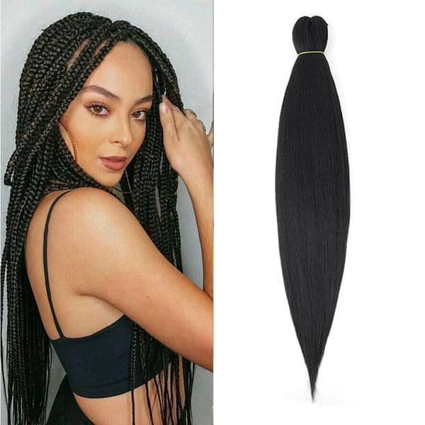 Twist Ombre Gradient Synthetic African Braiding Hair 26Inch Crochet Braids Twist Spring Synthetic Hair Extensions For Women High Temperature Straight Hair Can DIY