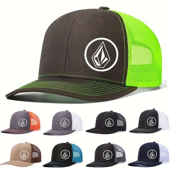 Foreign Trade Hot-Selling Richardson Slightly Curved Baseball Outdoor Diamond Peaked Cross-Border Sunshade Breathable Mesh Cap