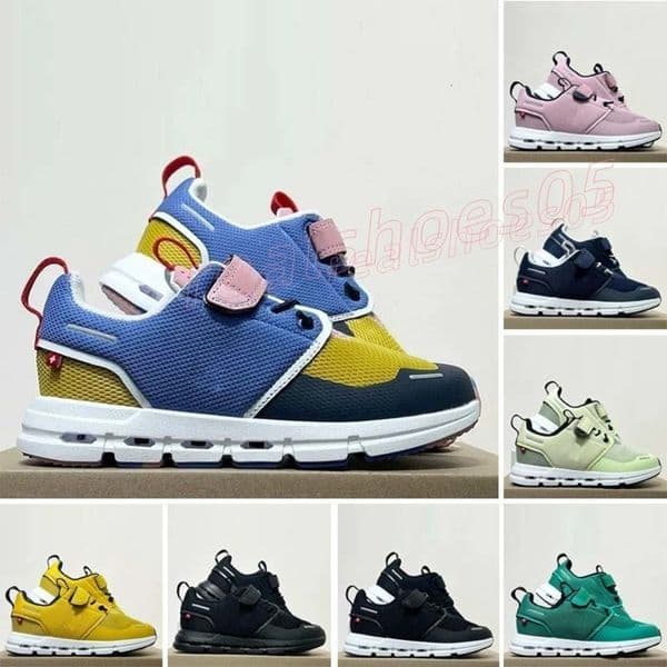 Free Shipping Athletic Outdoor Original Running Shoes Kids Boy Girl Anti Slip Walking Breathable Runner Shoe Outdoor Sport Comfortable Casual Sneakers With Box