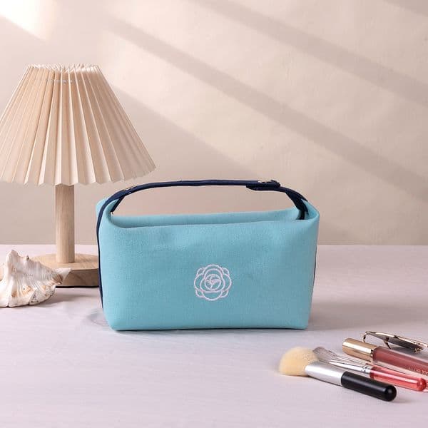 Makeup bag, Cosmetic bag, Handbag, Crossbody bag, Toiletry bag, Small crossbody toiletry bag, Canvas embroidered bag, Fast shipping