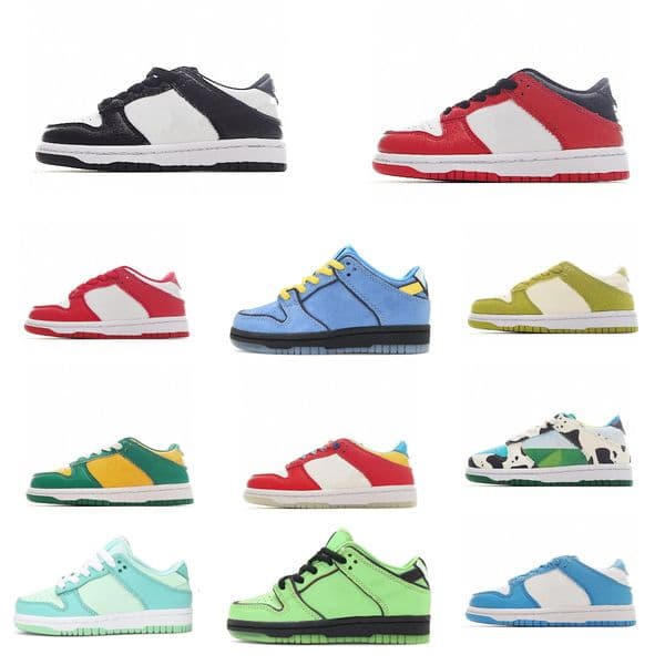 Trainers Kids Buttercup Low Casual Shoes Designer Girls Boys Sports Baby Black White Chicago Jogging Shoe Grey Fog Green Unc Sean Cliver Bred Outdoor Sneakers Hh8