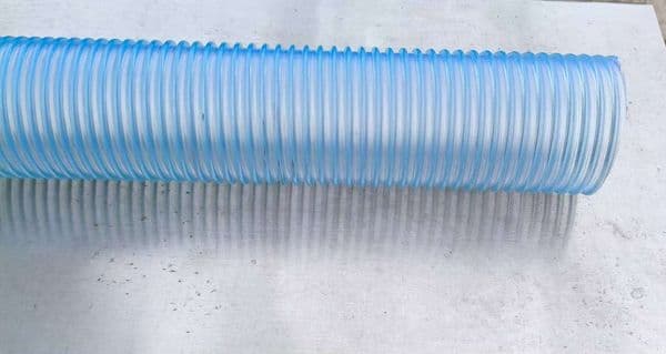PVC plastic reinforced spiral hose. UV resistance, corrosion resistance, weak acid and alkali resistance, and weather resistance. Support customization.