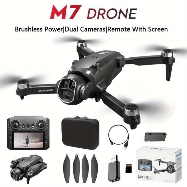 M7 Simple One-Click Control. Equipped With Screen Remote Control Dual Cameras. Supports High Dynamic Range Video Recording. Suitable Beginners And Enthusiasts
