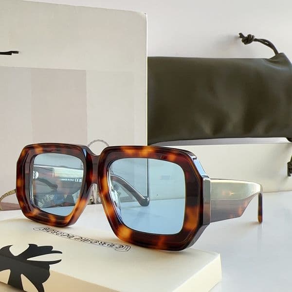 sunglasses men designer luxury glasses LW40064 thick sheet large frame protective sunglasses for women classic eyeglasses case
