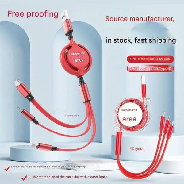 Versatile High-Speed Charge + Sync Cord Compatible with Most Smartphones