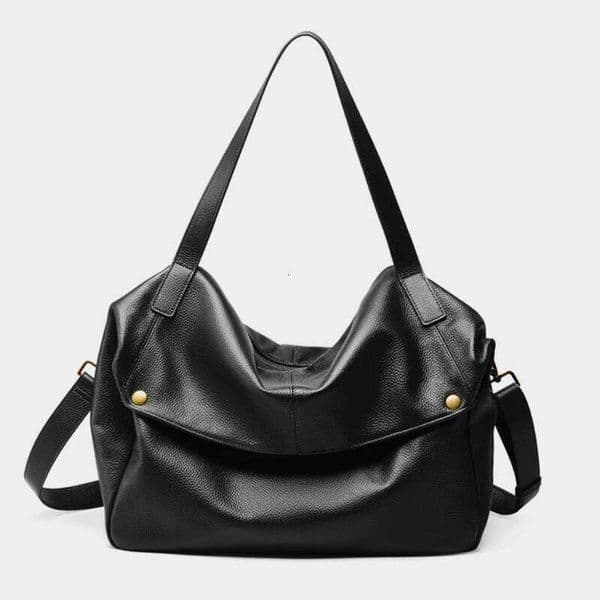 Hifashion 100% Cow Genuine Leather Soft Large Shoulder Bags For Women 2025 Luxury Designer Office Tote Hobo Work Ladies Handbags