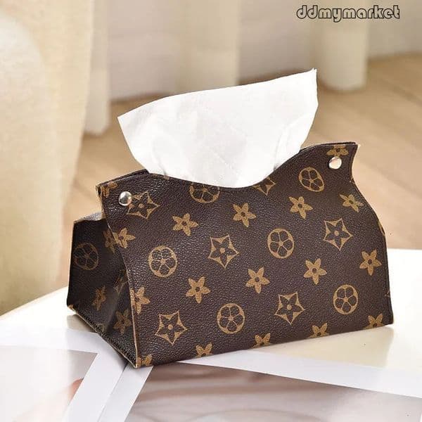 Nordic High-Value Living Room Dispenser Home Creative Dining Table Tissue Leather Napkin Box Car-mounted ddmythur ddmymarket