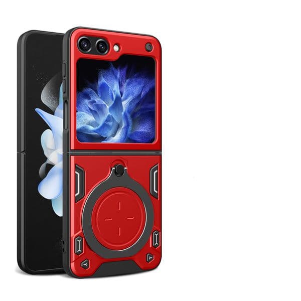 Armor Phone Cases For Samsung Galaxy Z Flip 8 7 6 5 5G Ring Kickstand Shockproof Case Cover