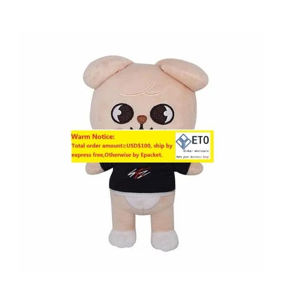 Plush dolls toy Skzoo Official Stray Kids Wolf Plush 20cm Cozy Cartoon Character Stuffed Toy Perfect gifts for Children ZZ