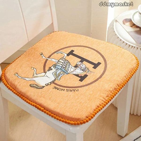 ddmymarket Chenille Chair Cushion: Thick Non-Slip Seat Pad for Dining, Home, Restaurant, Hotel, flash sale Wedding Party Decor - Deluxe Comfort