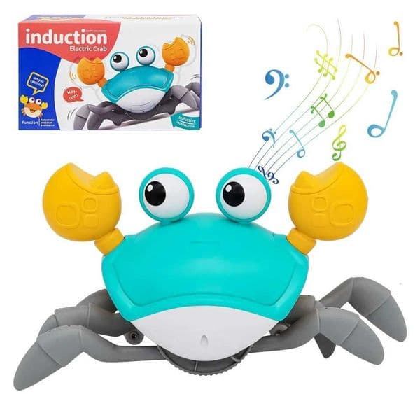 Dancing Crab Run Away Toy for Babies Crawling Interactive Escape Crabs kids electronic toys Birthday Christmas Gift No Battery X251121